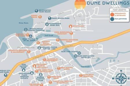 Close To Beach, W&D, Pet Friendly, Dunes, Casino Michigan City Exteriör bild